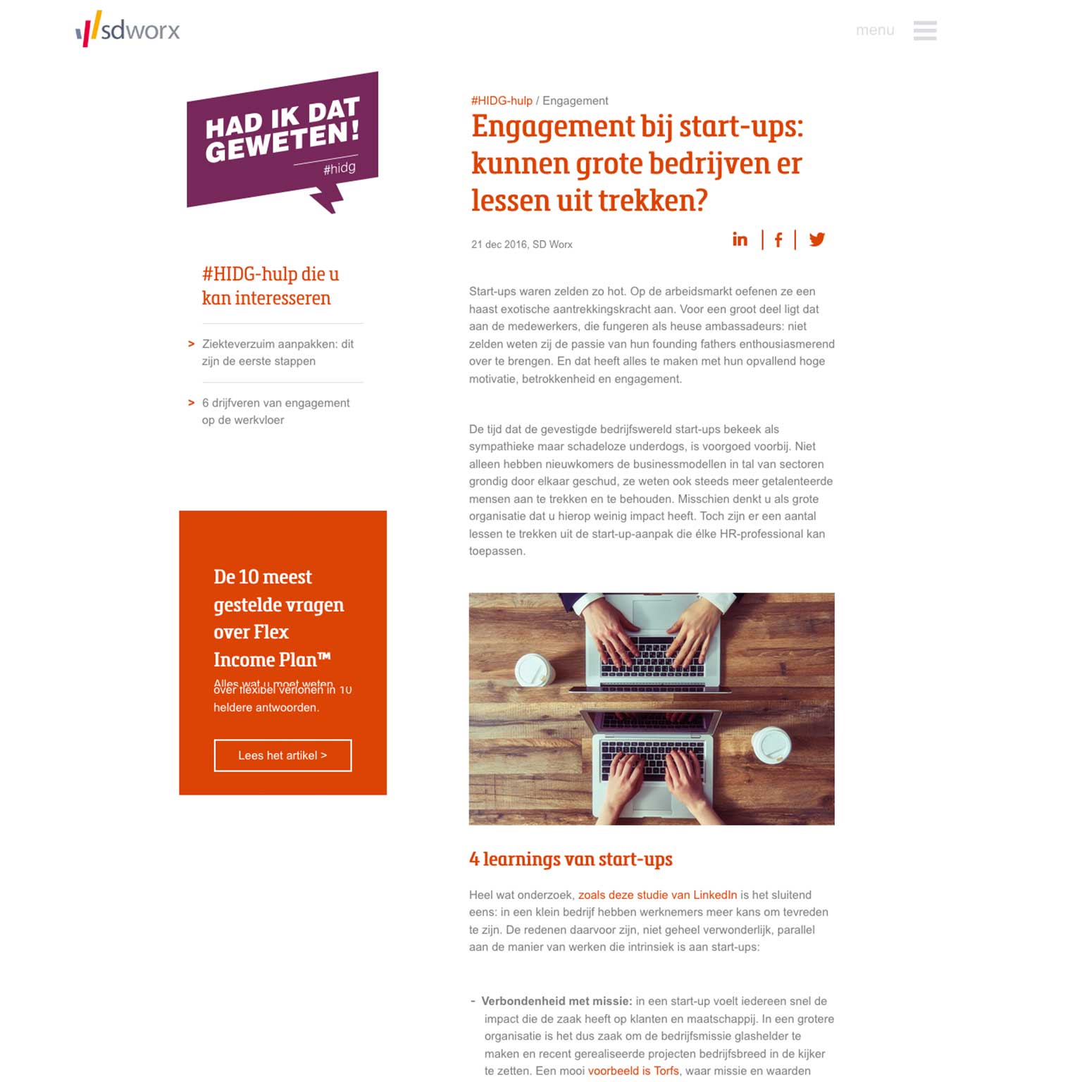 SD Worx Case Study EN