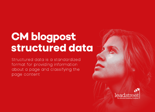 Blogpost structured data