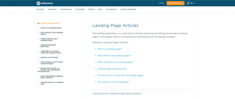 voorbeelden-content-pillar-pages-unbounce-landing-page